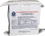 S O S rations Emergency 3600 Calorie Food Bar 3 Day 72 Hour Package with 5 Year Shelf Life 2 PK