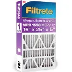 Filtrete Ultra Allergen Reduction Deep Pleat Filter 16"x25"x5"