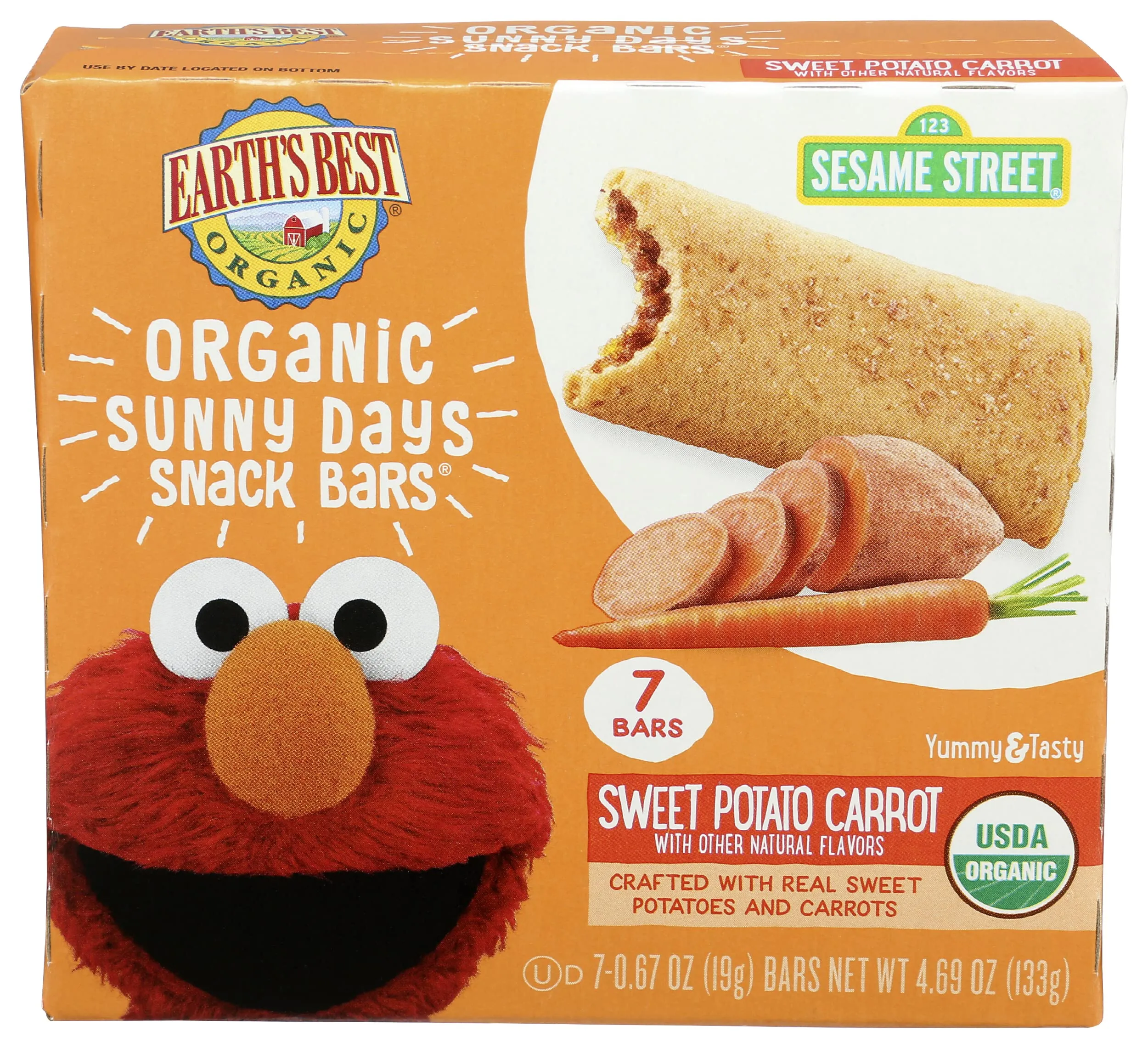 Earth's Best Organic Sunny Days Snack Bars, Sweet Potato & Carrot