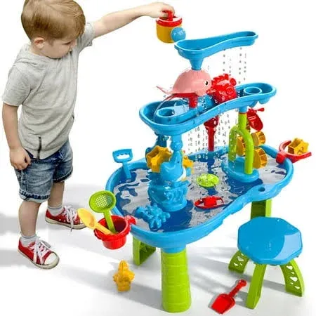 Temi Kids Sand Water Table 3-Tier