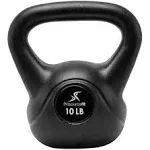 ProsourceFit Vinyl Kettlebell - 10lb - Black