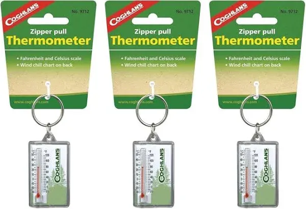 Coghlan's Zipper Pull Thermometer