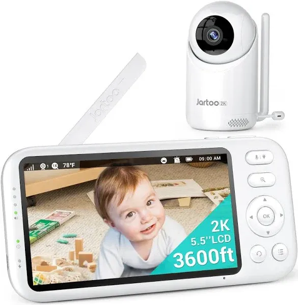 Jartoo Cry-Sensor 2K Video Baby Monitor