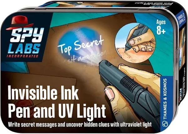 Spy Labs Invisible Ink Pen and UV Light