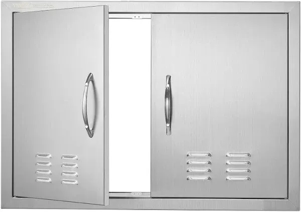 304 Stainless Steel BBQ Access Door 30W x 21H - Stylish Outdoor Kitchen Solution