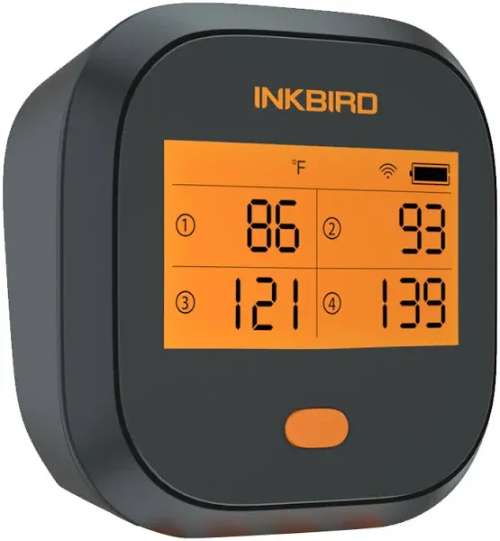 Inkbird Wireless Grill Thermometer WiFi BBQ Temp Monitor IBBQ-4T