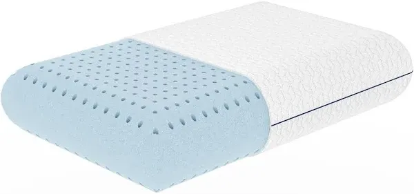 Vaverto Queen Size Gel Memory Foam Pillow - Ventilated Orthopedic Bed Pillow ...