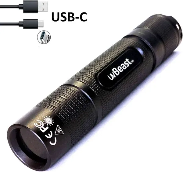 uvBeast V3 365nm Mini UV Flashlight