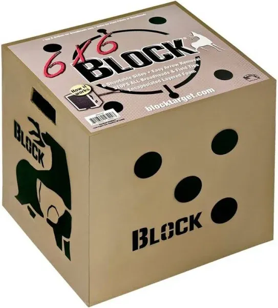 6x6 Archery Target Block