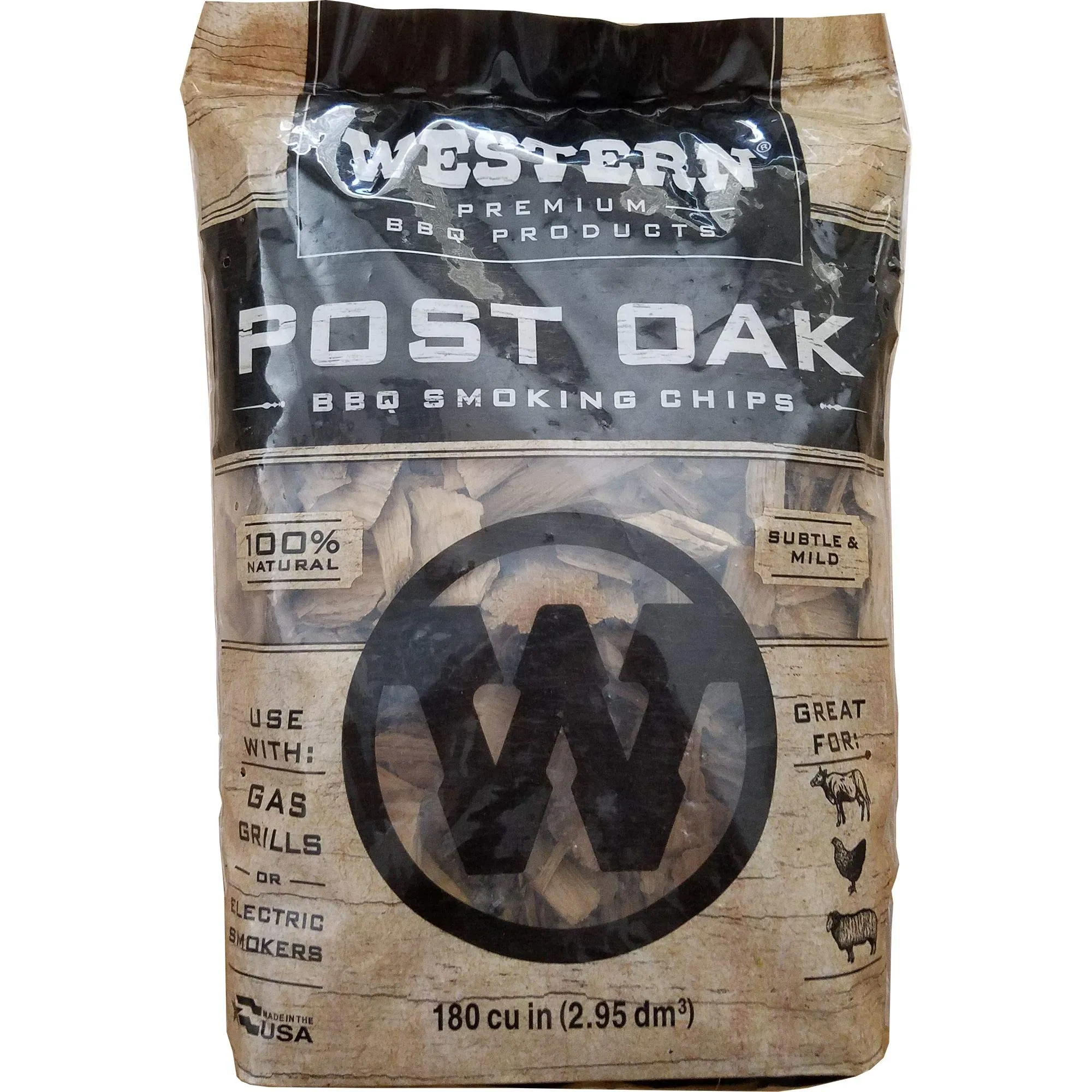 Western Oak Wood Smoking Chips 180 cu in