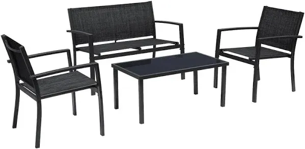 Greesum 4 Pieces Patio Furniture Set