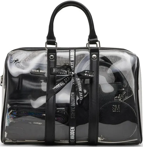 Steve Madden Warren Clear Duffle Bag Gift Set