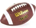 Wilson Junior NCAA Tackified Football, Brown/White, Junior