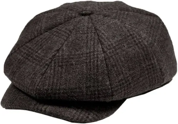 POUDAY Newsboy Hat for Men Newsboy Cap Irish Cap Newsies Cabbie Hat for Men Flat Winter Hat Men