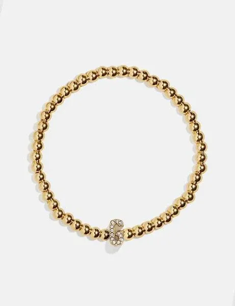 Baublebar Pisa Pavé Initial Bracelet Gold J