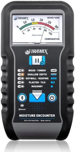 Tramex ME5, Moisture Encounter Five, Non-destructive Moisture Meter