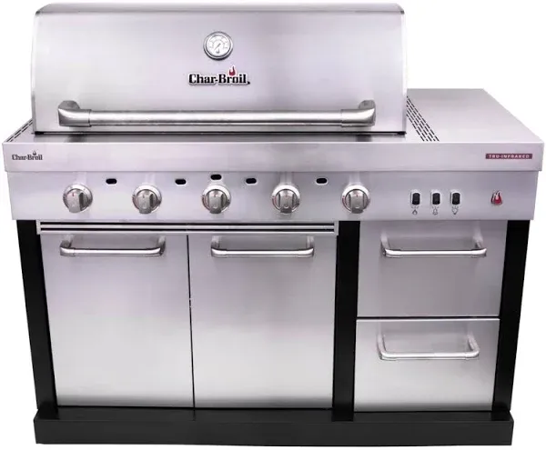 Char-Broil® Medallion Series™ Modular Outdoor Kitchen TRU-Infrared™ 5-Burner Gas Grill