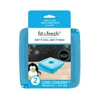 Fit + Fresh Cool Coolers 4 pack Ultra Slim Ice packs