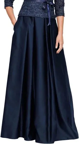 Alex Evenings Women's Satin Ball Skirt