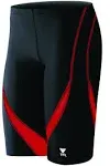 TYR Men's Alliance Splice Jammer - Black/Red, 36