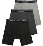 Polo Ralph Lauren Mens Classic Fit Cotton Trunks Boxer Brief 3-Pack