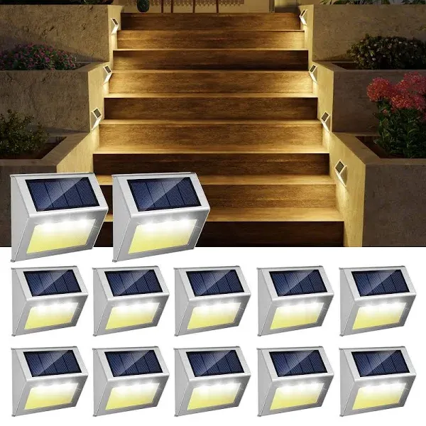 JSOT 12 Pack Solar Deck Lights