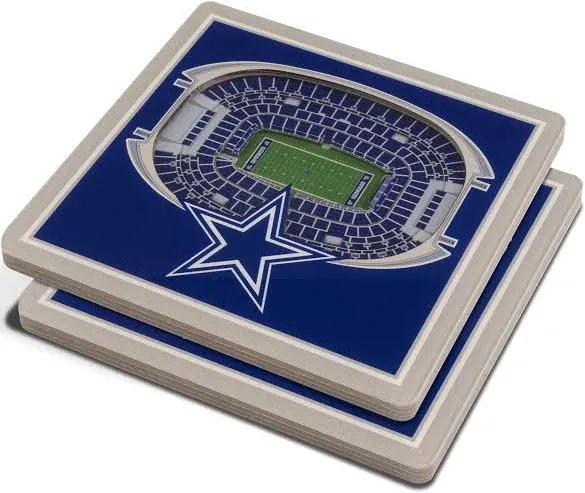 You the Fan 3D StadiumView Coasters Dallas Cowboys