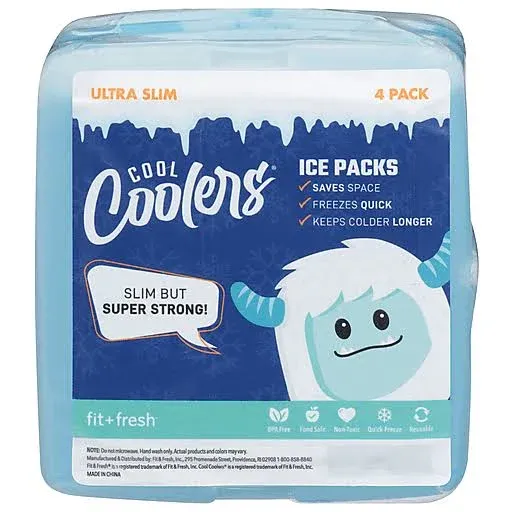 Fit & Fresh Cool Coolers Ice Packs