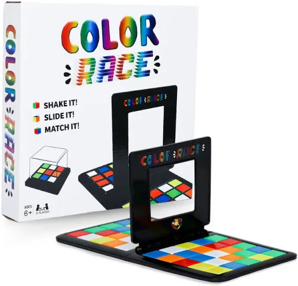 Point Games Color Race Game – 2-Player Speed Race for Kids and Adults – Shake, Slide and Match Brain-Teaser Puzzle Game – Fun Speed-Solving Travel