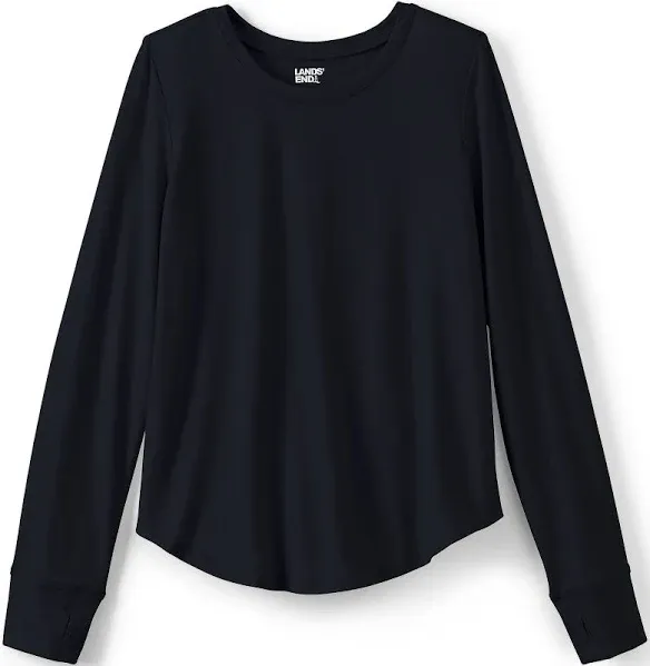 Lands' End Girls' Long Sleeve Performance Tee