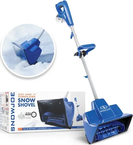 Snow Joe 24V-SS11-XR 24-Volt 11-Inch 5-Ah Cordless Snow Shovel with Quick 