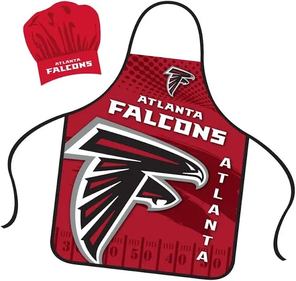 Mojo Licensing Atlanta Falcons Apron and Chef Hat Set