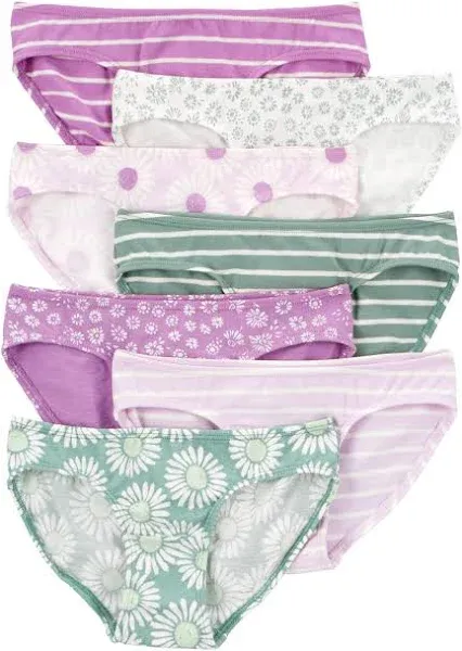 Kid 7-Pack Bikini Stretch Cotton Undies