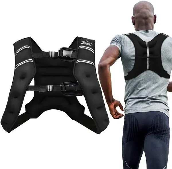 Aduro Sport Peak Resistance Iron Weighted Vest 6lbs - Build your resistance New