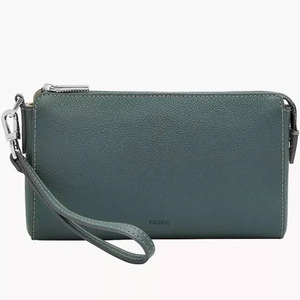 Fossil Women's Leather Wristlet Wallet