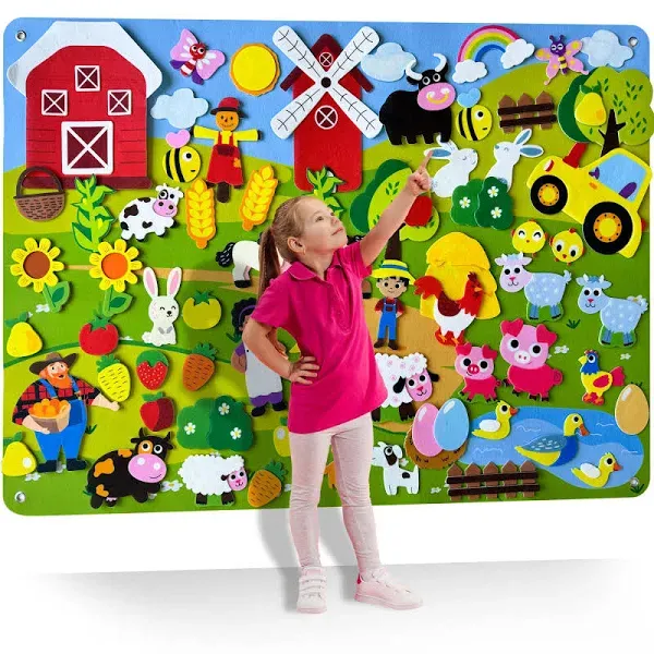 Quokka Farm Felt Board for Kids