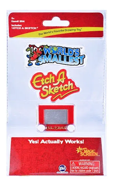 Worlds Smallest Etch-A-Sketch Game