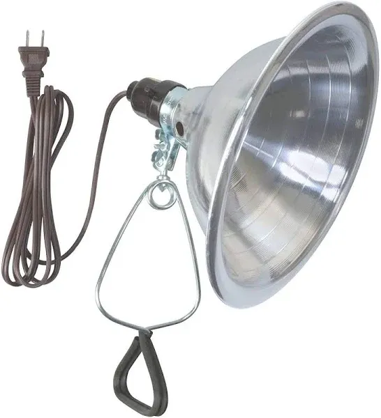 Woods Clamp Lamp with Aluminum Reflector