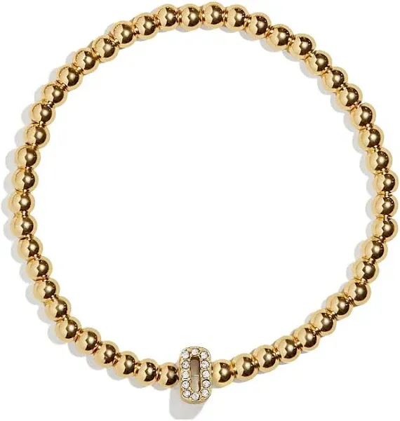 Baublebar Pisa Pavé Initial Bracelet Gold J