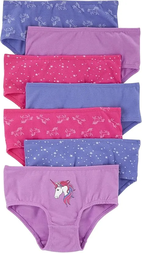 Carter's Girls' Little 7-Pack Underwear