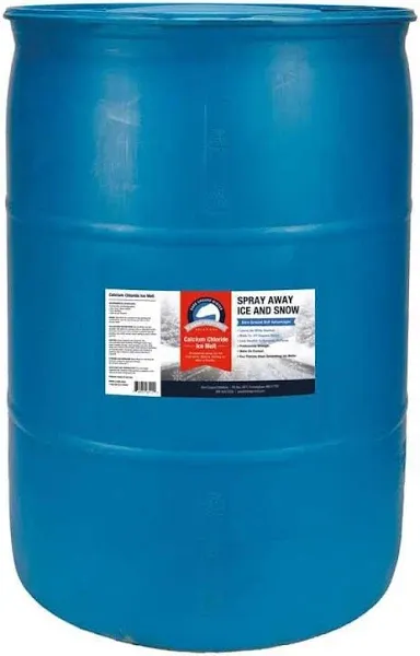 Am Leonard Bare Ground Bolt Calcium Chloride Liquid Ice Melt 30 Gallon Drum