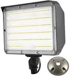 WHLED Dusk to Dawn Outdoor 100W LED Flood Light with Knuckle, 14000lm 1000W Equivalent - New