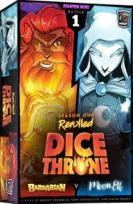 Dice Throne Season 1 Rerolled Barbarian Vs Moon Elf