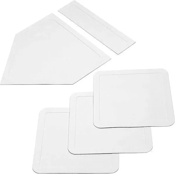 Comprehensive 5 Piece Baseball/Softb<wbr/>all Base Set for Coaches &amp; Recreational Play