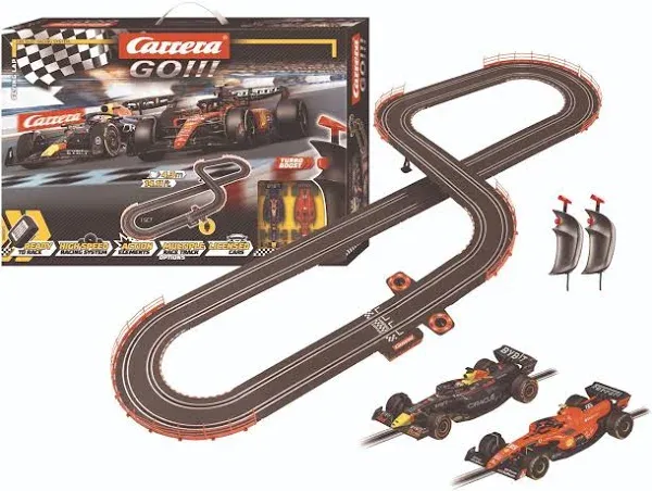 Carrera GO!!! Electric Powered Slot Car Racing Kids Toy Race Track Set 1:43 Scal