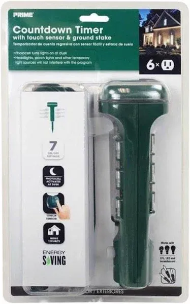 Prime Outdoor Timer Power Stake