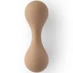 Mushie - Silicone Baby Rattle Toy, Natural