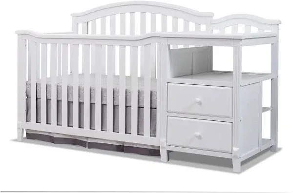 Sorelle Berkley Crib and Changer in White