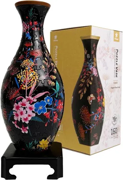 Pintoo 3D Puzzle Floral Print Vase