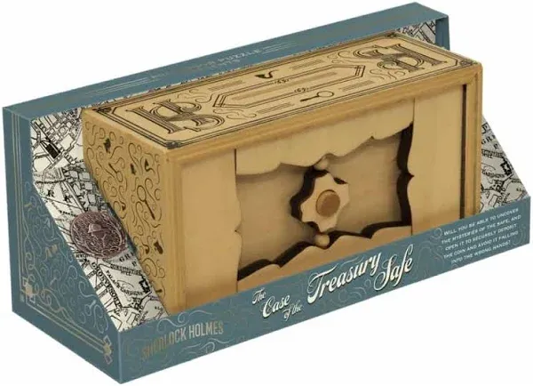 Sherlock Holmes The Case of the Treasury Safe Box Secret Stash Professor Puzzle 